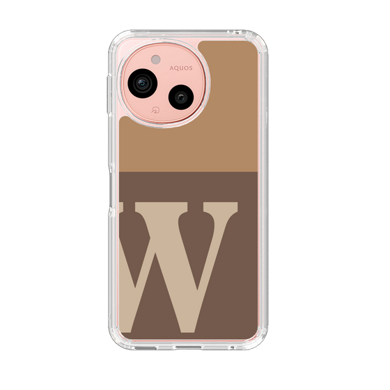 Slim Protection Case［ Original - initial two tone - W brown ］