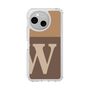 Slim Protection Case［ Original - initial two tone - W brown ］