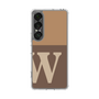 Slim Protection Case［ Original - initial two tone - W brown ］