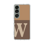 Slim Protection Case［ Original - initial two tone - W brown ］
