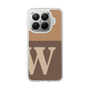 Slim Protection Case［ Original - initial two tone - W brown ］