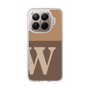 Slim Protection Case［ Original - initial two tone - W brown ］