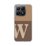 Slim Protection Case［ Original - initial two tone - W brown ］