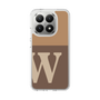 Slim Protection Case［ Original - initial two tone - W brown ］