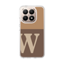 Slim Protection Case［ Original - initial two tone - W brown ］