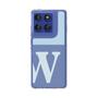Slim Protection Case［ Original - initial two tone - W blue ］