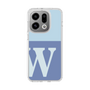 Slim Protection Case［ Original - initial two tone - W blue ］