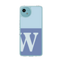 Slim Protection Case［ Original - initial two tone - W blue ］