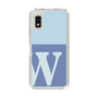 Slim Protection Case［ Original - initial two tone - W blue ］