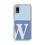 Slim Protection Case［ Original - initial two tone - W blue ］