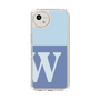 Slim Protection Case［ Original - initial two tone - W blue ］