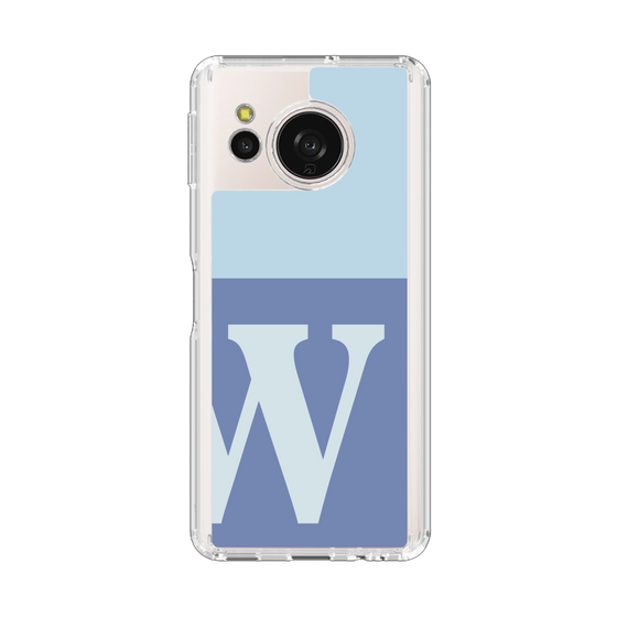 Slim Protection Case［ Original - initial two tone - W blue ］