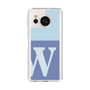 Slim Protection Case［ Original - initial two tone - W blue ］