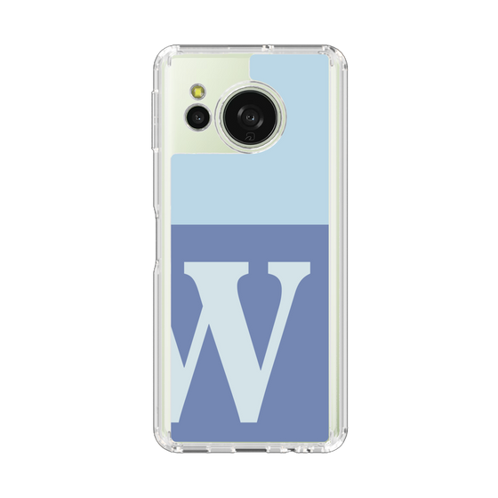 Slim Protection Case［ Original - initial two tone - W blue ］