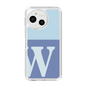 Slim Protection Case［ Original - initial two tone - W blue ］