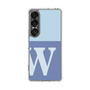 Slim Protection Case［ Original - initial two tone - W blue ］