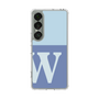 Slim Protection Case［ Original - initial two tone - W blue ］