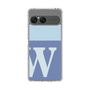 Slim Protection Case［ Original - initial two tone - W blue ］