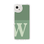 Slim Protection Case［ Original - initial two tone - W green ］