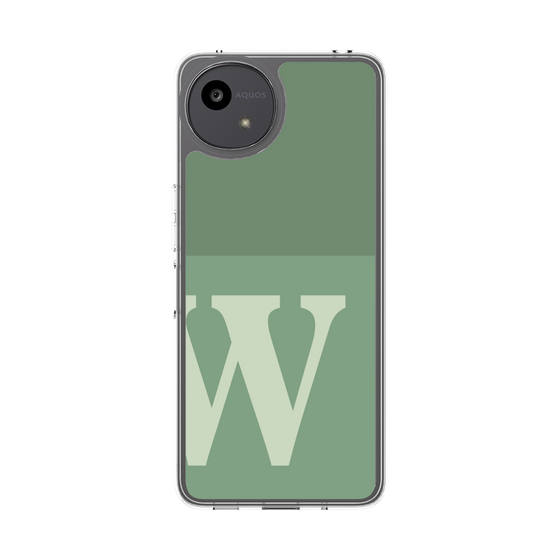 Slim Protection Case［ Original - initial two tone - W green ］
