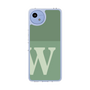 Slim Protection Case［ Original - initial two tone - W green ］