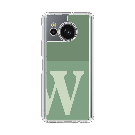 Slim Protection Case［ Original - initial two tone - W green ］