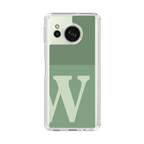 Slim Protection Case［ Original - initial two tone - W green ］