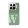 Slim Protection Case［ Original - initial two tone - W green ］