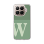 Slim Protection Case［ Original - initial two tone - W green ］