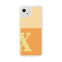 Slim Protection Case［ Original - initial two tone - X orange ］