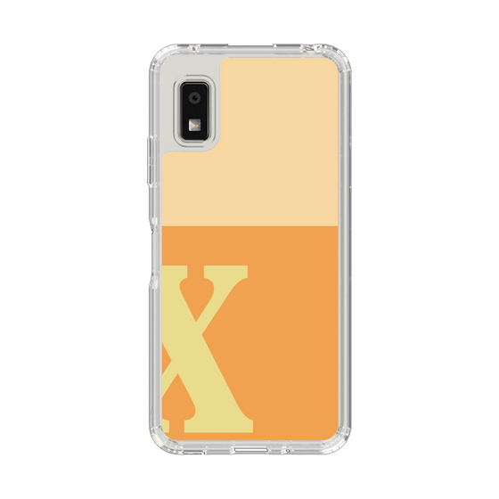 Slim Protection Case［ Original - initial two tone - X orange ］