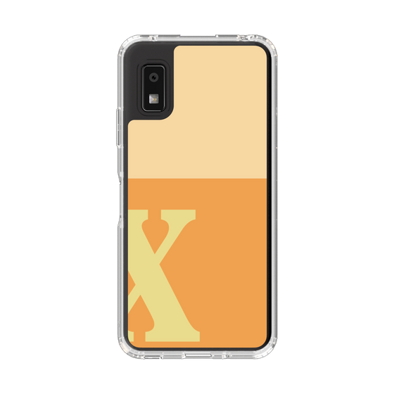 Slim Protection Case［ Original - initial two tone - X orange ］