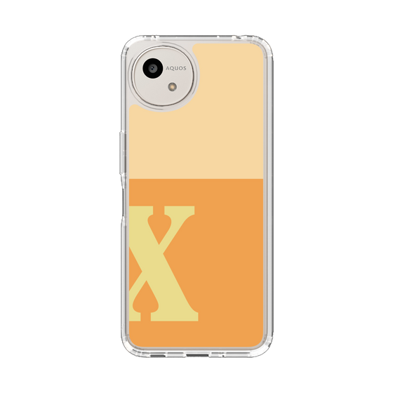 Slim Protection Case［ Original - initial two tone - X orange ］