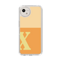 Slim Protection Case［ Original - initial two tone - X orange ］