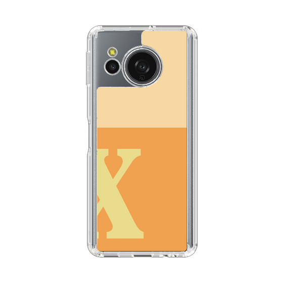 Slim Protection Case［ Original - initial two tone - X orange ］