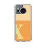 Slim Protection Case［ Original - initial two tone - X orange ］