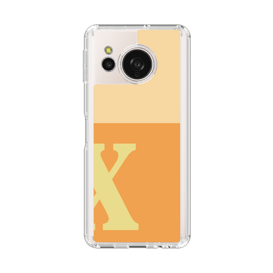 Slim Protection Case［ Original - initial two tone - X orange ］