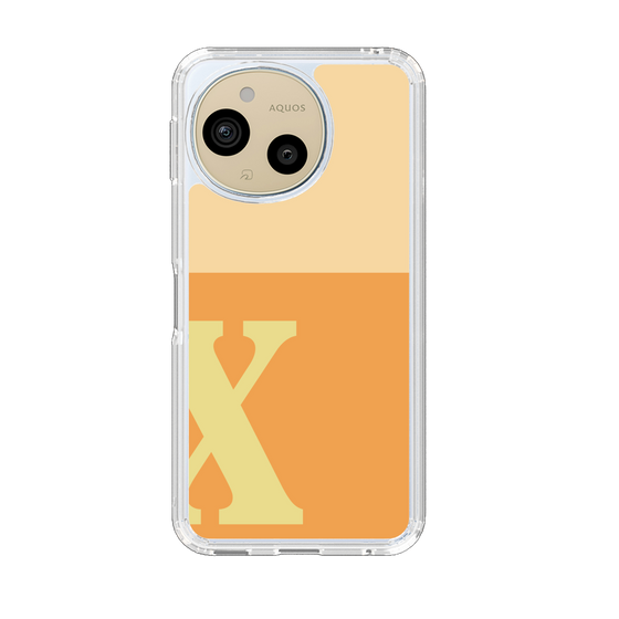 Slim Protection Case［ Original - initial two tone - X orange ］