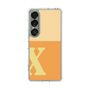 Slim Protection Case［ Original - initial two tone - X orange ］