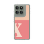Slim Protection Case［ Original - initial two tone - X pink ］
