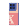 Slim Protection Case［ Original - initial two tone - X pink ］