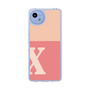 Slim Protection Case［ Original - initial two tone - X pink ］