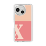 Slim Protection Case［ Original - initial two tone - X pink ］