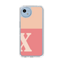 Slim Protection Case［ Original - initial two tone - X pink ］