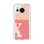 Slim Protection Case［ Original - initial two tone - X pink ］