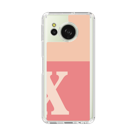 Slim Protection Case［ Original - initial two tone - X pink ］