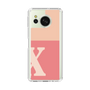 Slim Protection Case［ Original - initial two tone - X pink ］