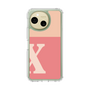 Slim Protection Case［ Original - initial two tone - X pink ］