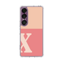 Slim Protection Case［ Original - initial two tone - X pink ］