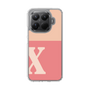 Slim Protection Case［ Original - initial two tone - X pink ］